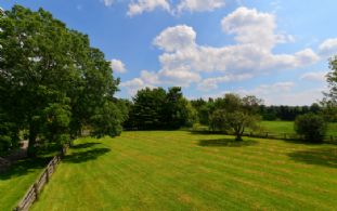 Cleared Paddock in Front of Residence - Country homes for sale and luxury real estate including horse farms and property in the Caledon and King City areas near Toronto