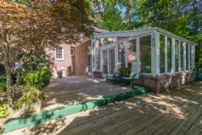 Exterior Solarium - Country homes for sale and luxury real estate including horse farms and property in the Caledon and King City areas near Toronto