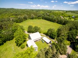 Original Farm Courtyard - Country homes for sale and luxury real estate including horse farms and property in the Caledon and King City areas near Toronto