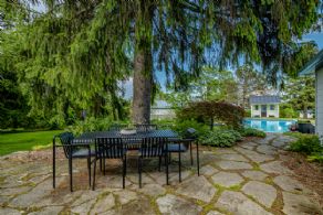 Stone patio  - Country homes for sale and luxury real estate including horse farms and property in the Caledon and King City areas near Toronto