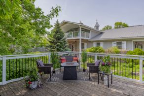 Coach House Deck - Country homes for sale and luxury real estate including horse farms and property in the Caledon and King City areas near Toronto