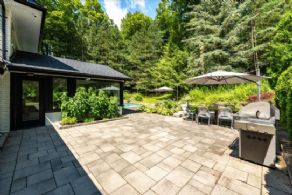 BBQ area off Sun Room - Country homes for sale and luxury real estate including horse farms and property in the Caledon and King City areas near Toronto