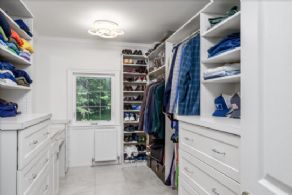 Walk-in Closet 2 - Country homes for sale and luxury real estate including horse farms and property in the Caledon and King City areas near Toronto
