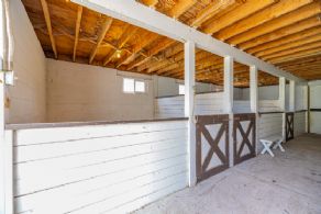 Four-stall Dutch Style Barn with Upper Level - Country homes for sale and luxury real estate including horse farms and property in the Caledon and King City areas near Toronto